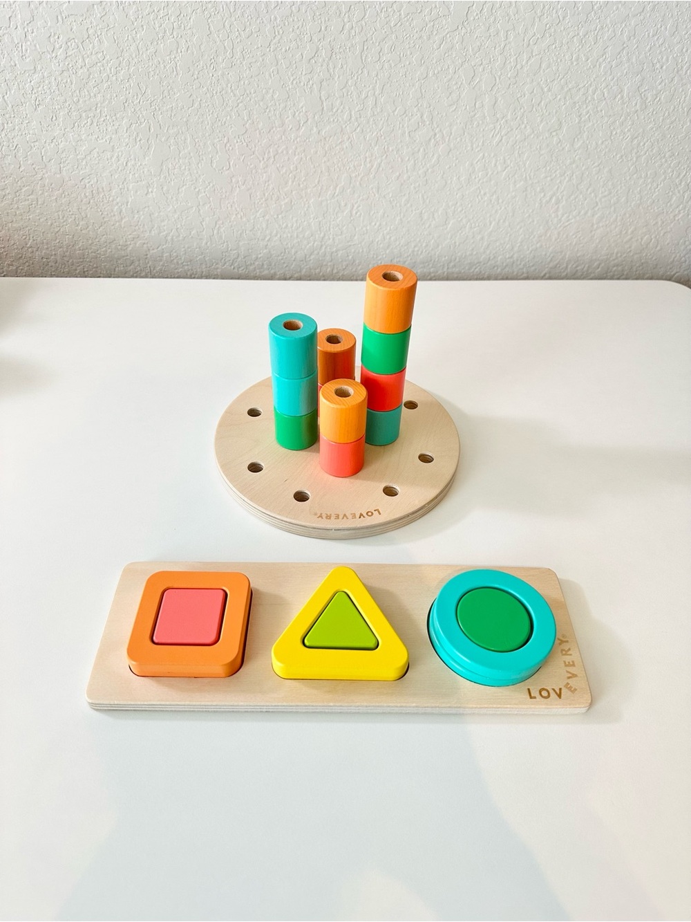 Lovevery Toys from the Adventurer and the Realist Play Kits